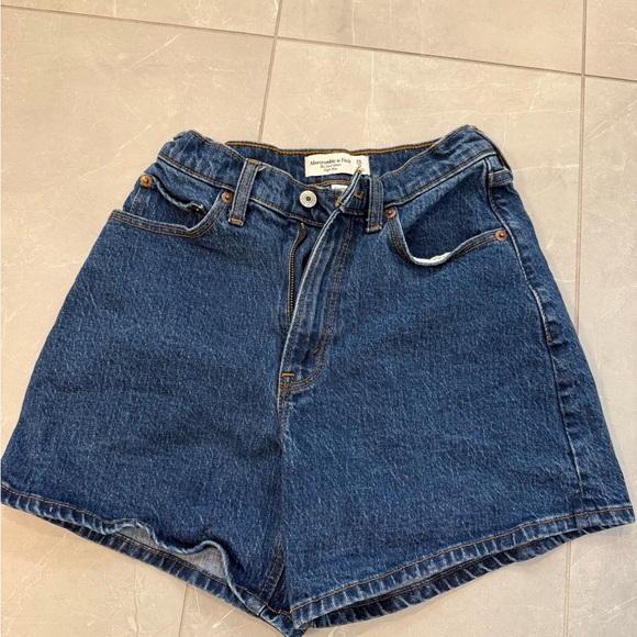 Abercrombie & Fitch Pants - Abercrombie & Fitch Dark Blue Jean Shorts